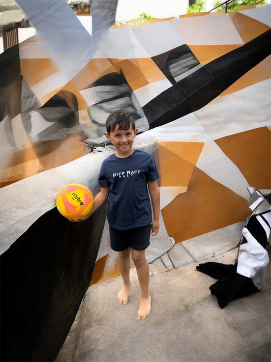 Kids oversized organic Riff Raff Only T-shirt