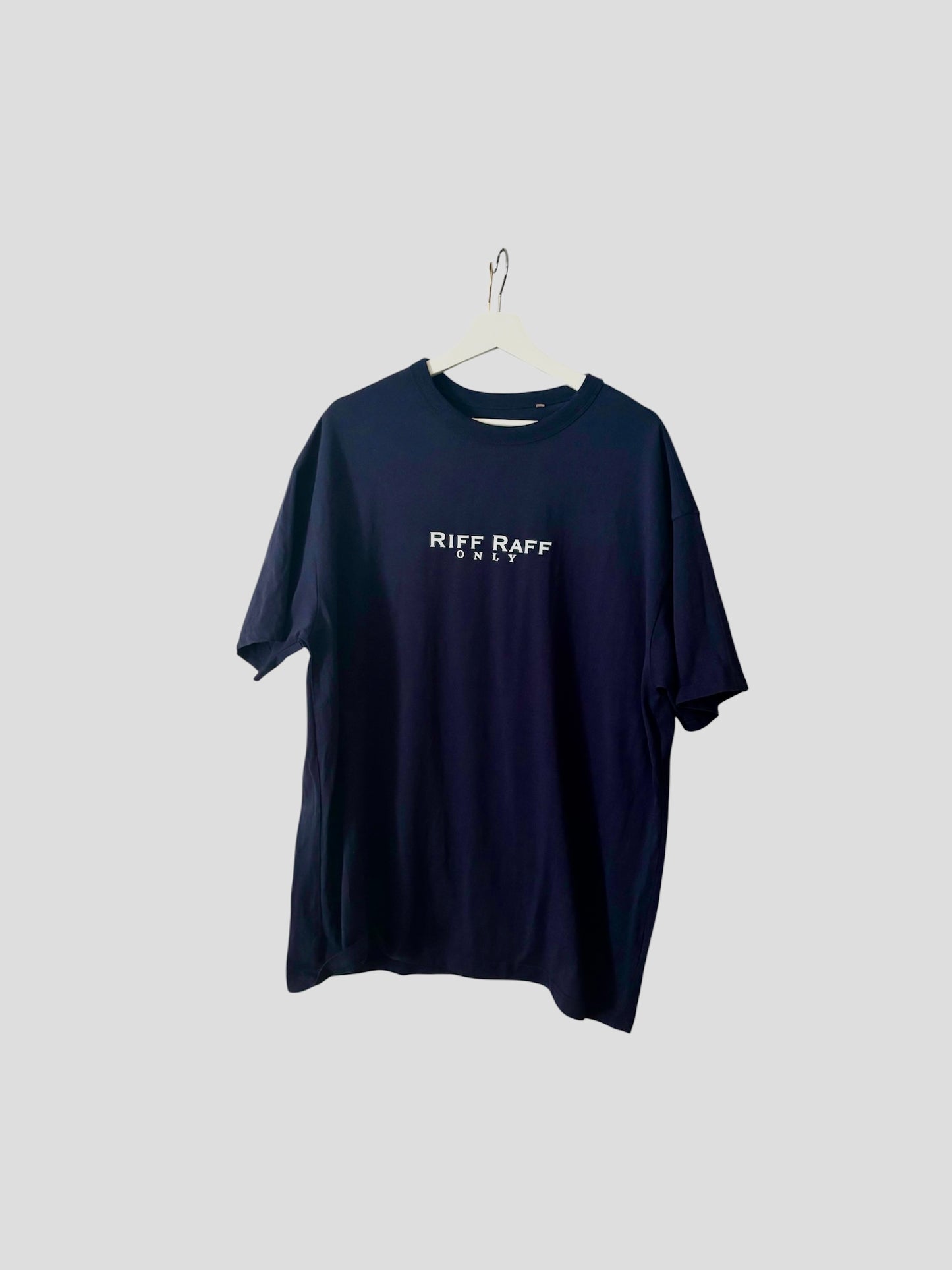 Blue oversized simply Riff Raff Only T-shirt